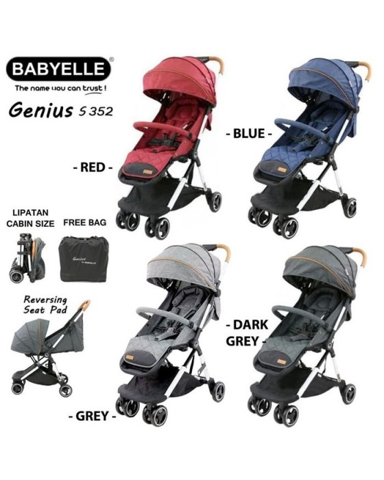 STROLLER BABYELLE S-352 GENIUS COMPACT 