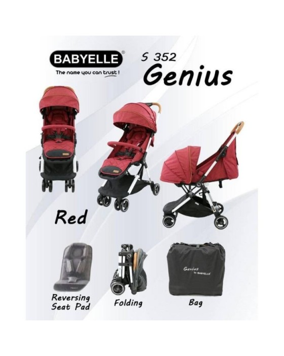 STROLLER BABYELLE S-352 GENIUS COMPACT 