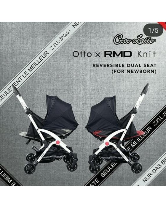 COCOLATTE OTTO X RMD KNIT STROLLER - BLACK