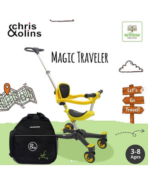 CHRIS N OLINS HY-000 TRAVELER -YELLOW