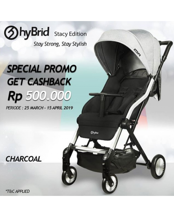 STROLLER HYBRID STACY CHARCOAL