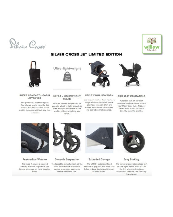 SILVER CROSS JET LIMITED EDITION CLOUD STROLLER