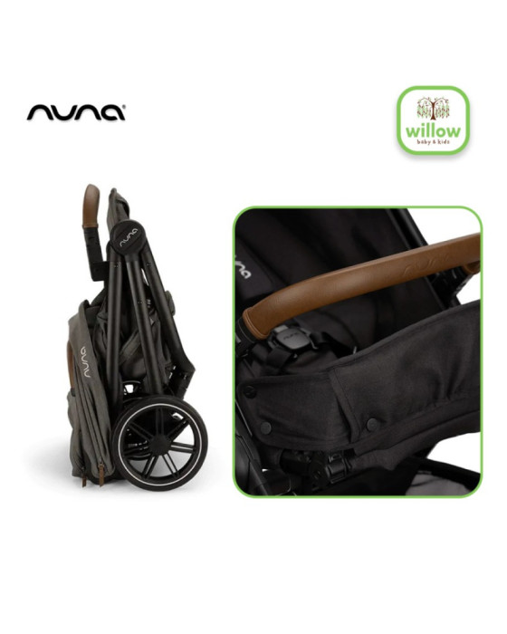 Nuna TRVL LX with Rain Coat & Transport Bag Stroller Bayi