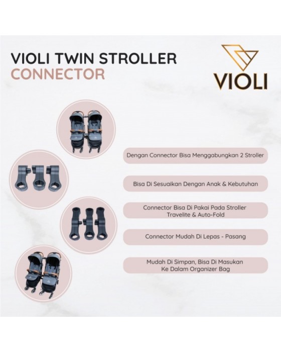 VIOLI TWIN STROLLER CONNECTOR