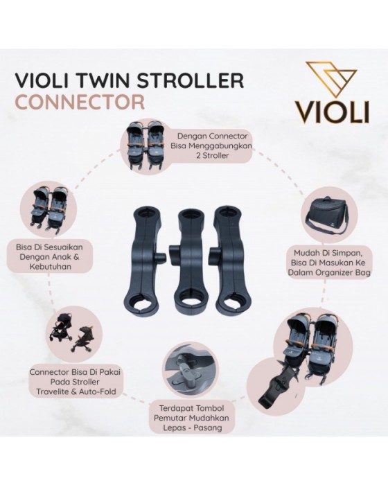 VIOLI TWIN STROLLER CONNECTOR