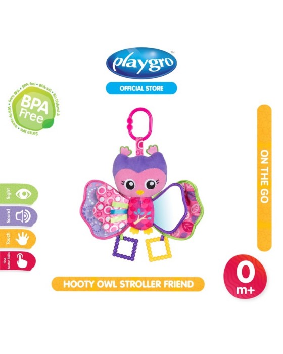 PLAYGRO 125458 HOOTY OWL STROLLER FRIEND