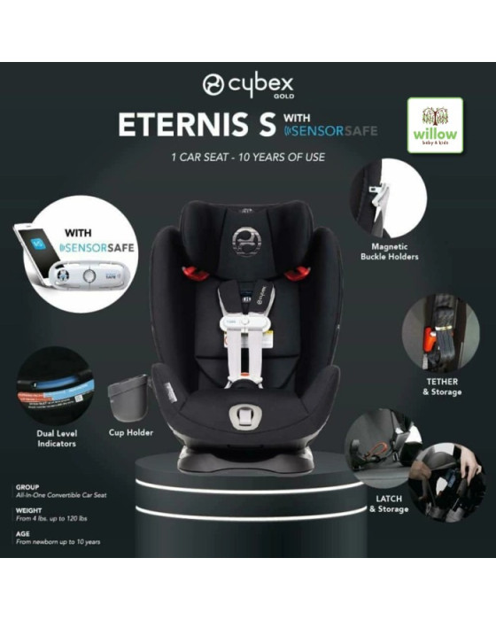 CAR SEAT CYBEX 518002881 ETERNIS SENSAFE LAVASTONE