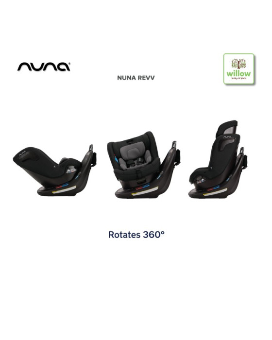 NUNA REVV CAVIAR CAR SEAT