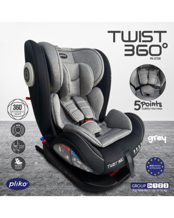 Pliko Twist 360 Car Seat Dudukan Mobil Bayi