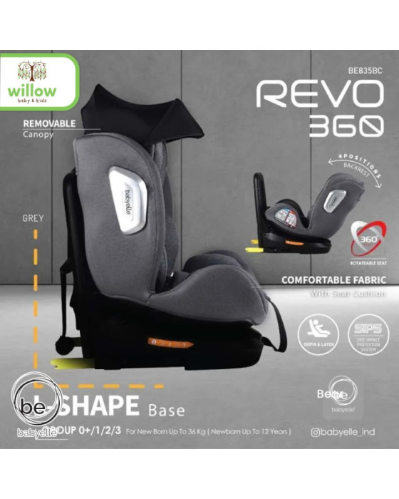 Babyelle Revo 360 Dudukan Mobil Bayi