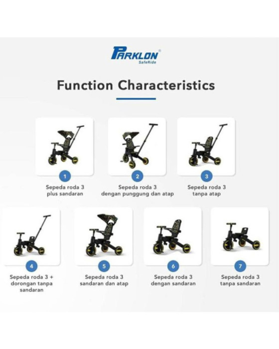 Parklon Tricycle Stroller Sepeda Anak