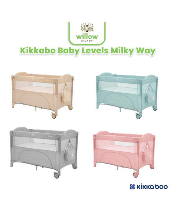 Kikkabo Baby Cot 2 Levels Milky Way Baby Box