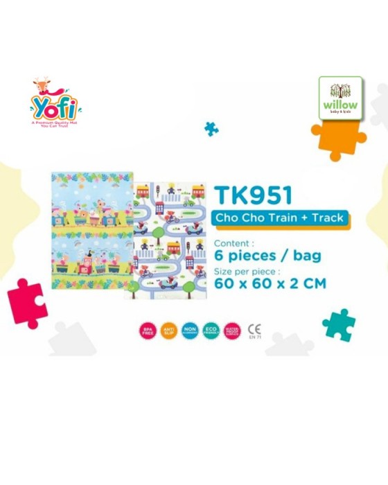 YOFI TK951 INTERLOCKING MAT 60X60X2CM