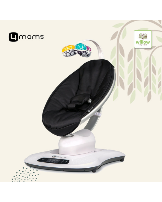 4MOMS MAMAROO ASIA BLACK BOUNCER BAYI