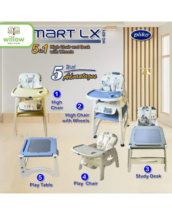 Pliko Smart LX Baby High Chair Kursi Makan Bayi