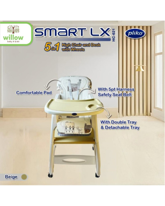 Pliko Smart LX Baby High Chair Kursi Makan Bayi