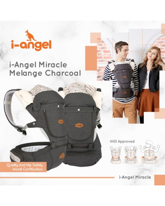 I-ANGEL MIRACLE CARRIER MELANGE CHARCOAL