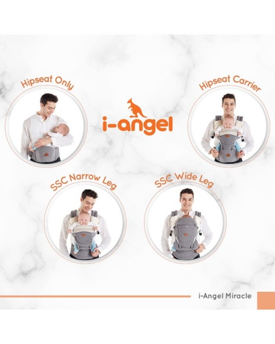 I-ANGEL MIRACLE CARRIER MELANGE CHARCOAL