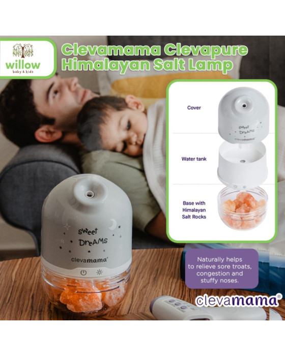 Clevamama Clevapure Himalayan Salt Lamp Humidifier