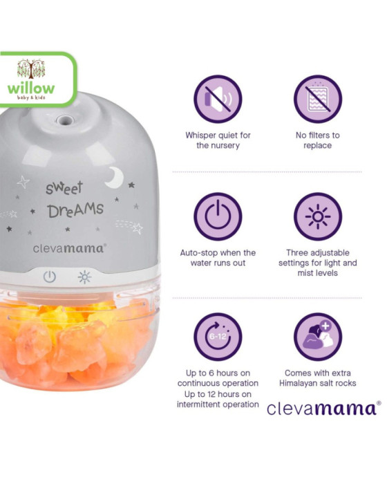 Clevamama Clevapure Himalayan Salt Lamp Humidifier