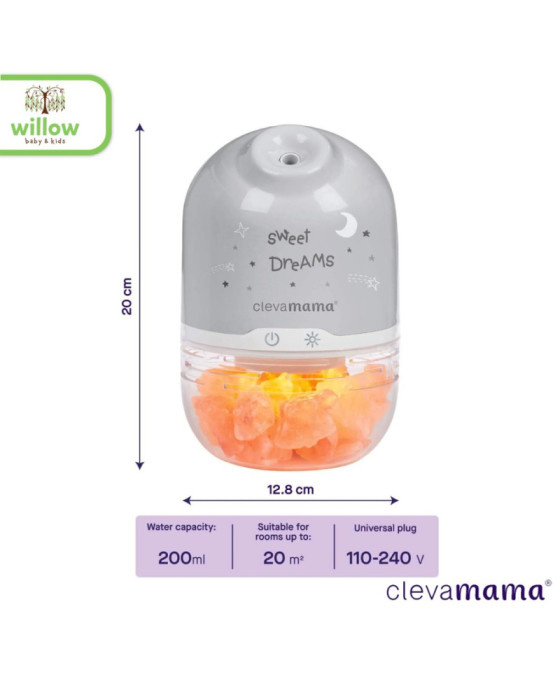 Clevamama Clevapure Himalayan Salt Lamp Humidifier