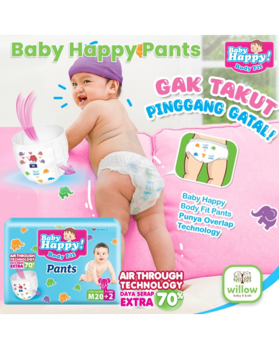 Baby Happy Pants Popok Sekali Pakai Diaper Bayi