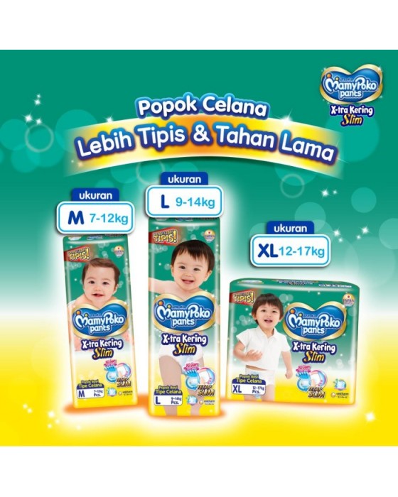 MAMYPOKO PANTS STANDAR EXTRA KERING SLIM - L-28