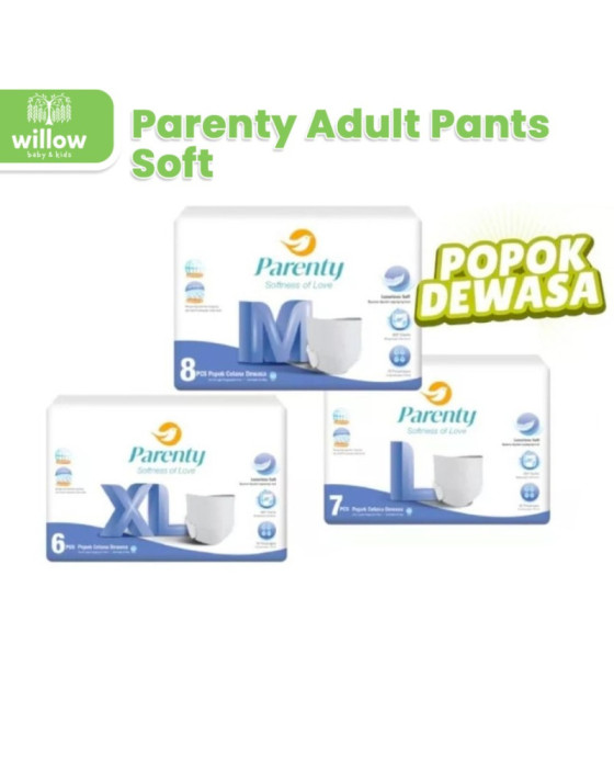 Parenty Adult Pants Soft Diaper Dewasa