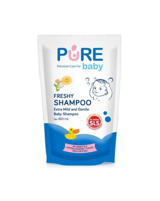 PUREBABY SHAMPOO MILD AND GENTLE FRESHY 450ML