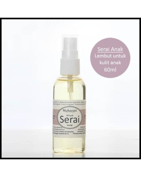 MAHARATI MINYAK SERAI LEMBUT UNTUK ANAK 60ML