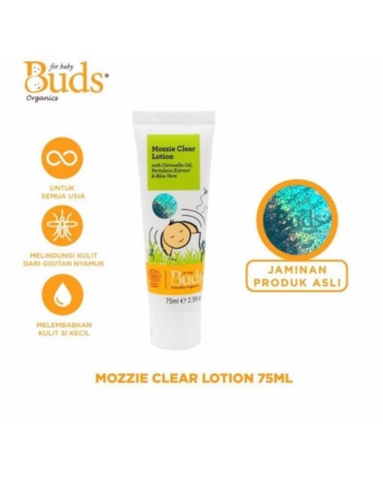 BUDS ORGANICS MOZZIE CLEAR LOTION EVERYDAY 75ML