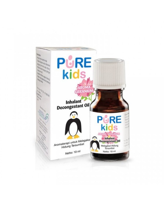 PUREBABY PUREKIDS INHALANT DECONGESTANT OIL GERANIUM 10ML