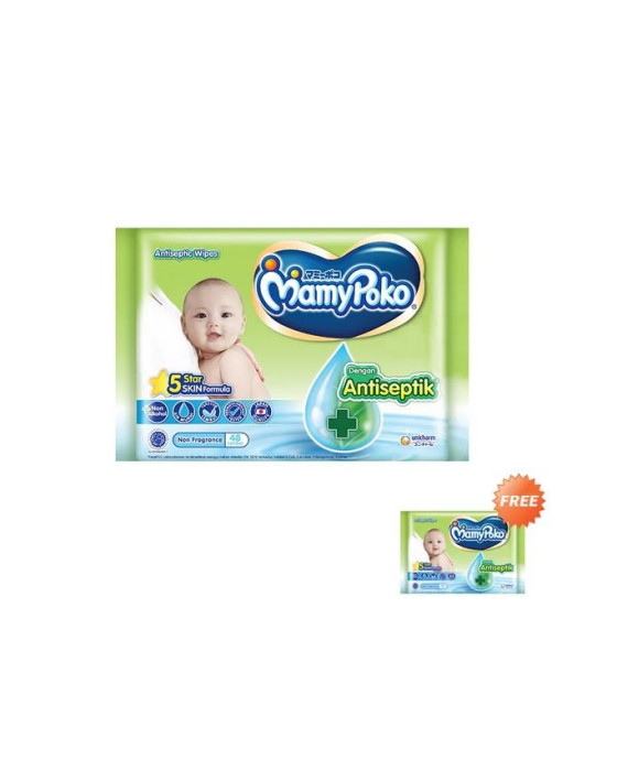 MAMYPOKO WIPES ANTISEPTIC 2X48S/12 BANDED - PARFUME