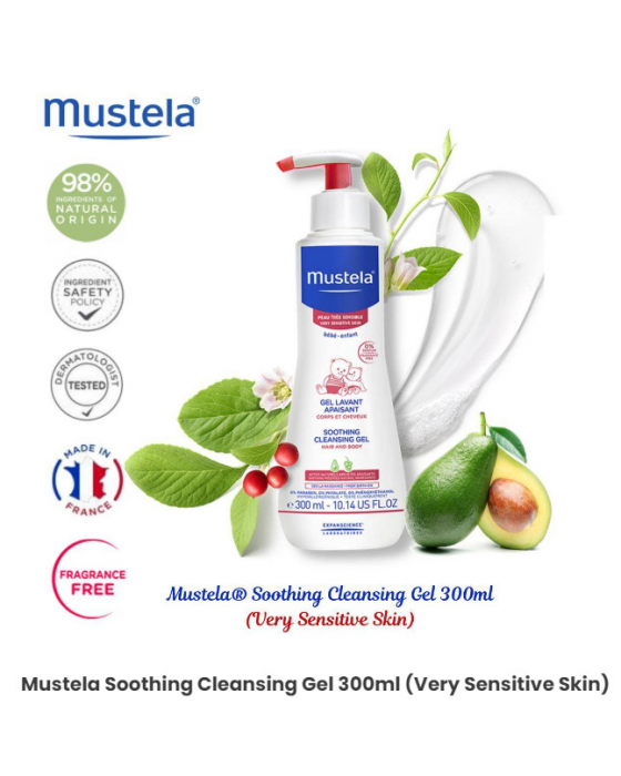 MUSTELA SOOTHING CLEANSING GEL 300ML