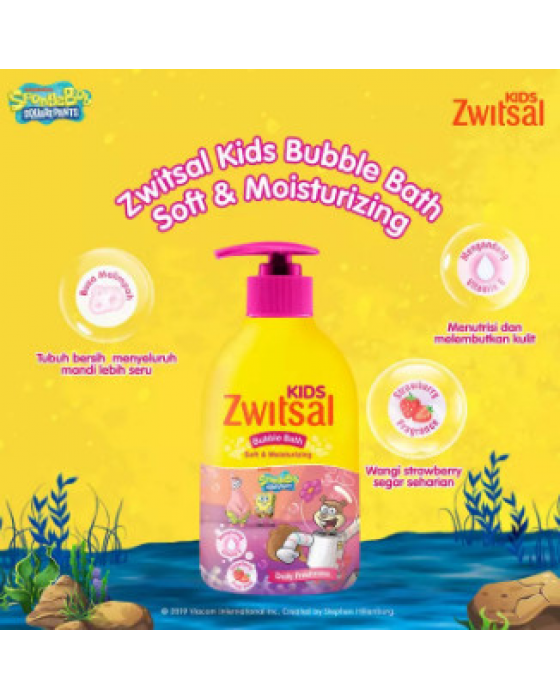 ZWITSAL KIDS BUBBLE BATH SOFT AND MOISTURIZING 280ML