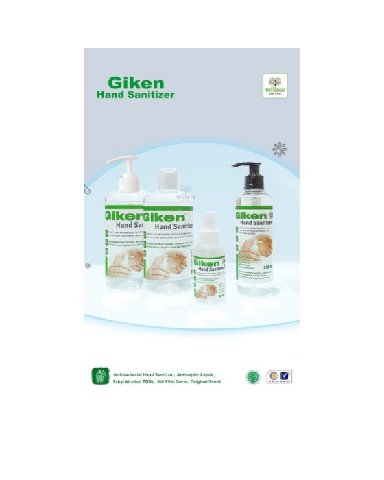 GIKEN HAND SANITIZER 80ML