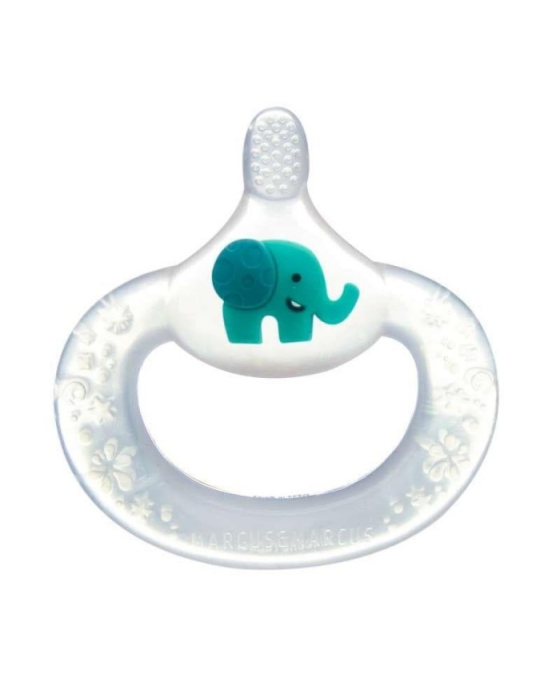 MARCUS & MARCUS BABY TEETHING TOOTHBRUSH - ELEPHANT GREEN