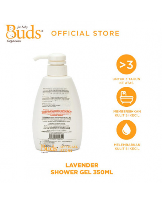 BUDS GROWING UP SHOWER GEL 350ML - LAVENDER