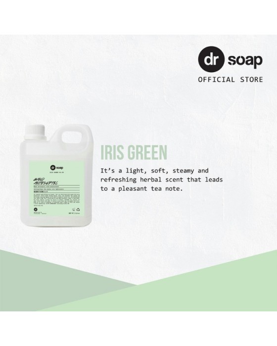 DR SOAP HAND ANTISEPTIC GEL - IRIS GREEN 1 L