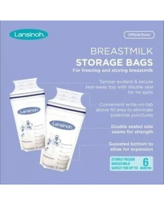 LANSINOH BREASTMILK STORAGE BAGS - 50S