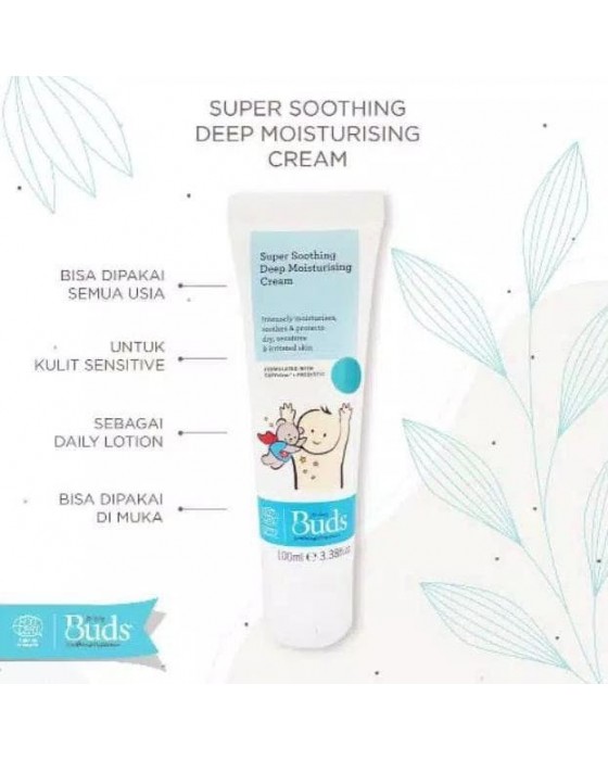 BUDS SUPER SOOTHING DEEP MOISTURISING CREAM 100ML