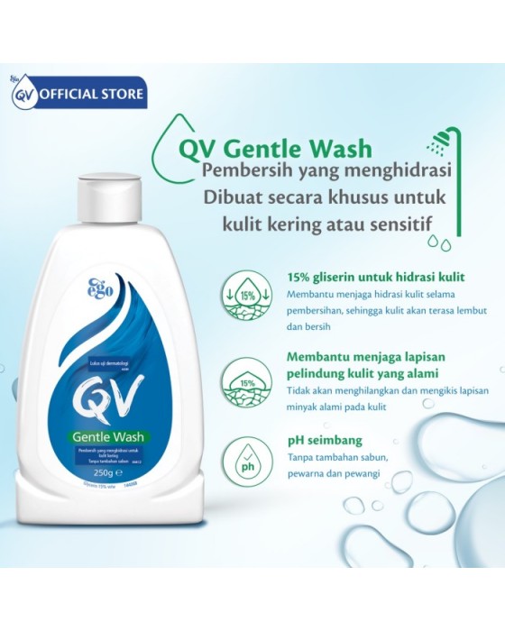 QV GENTLE WASH 250ML