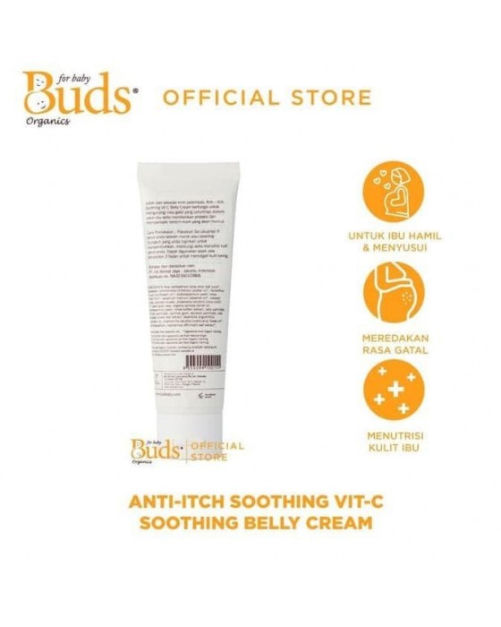 BUDS ORGANICS FOR MOM SOOTHING VIT-C BELLY CREAM 75ML