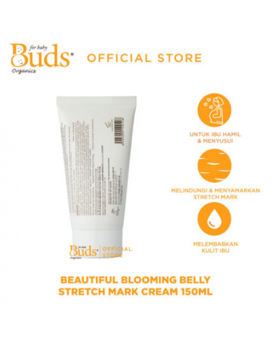 BUDS ORGANICS FOR MOM BEAUTIFUL BLOOMING BELLY STRETCH MARK CREAM