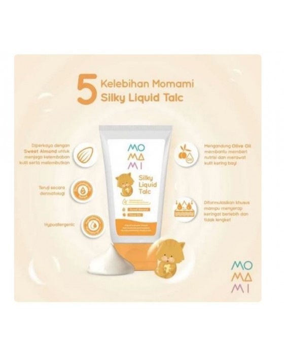 MOMAMI BODYCARE SLIKY LIQUID TALC 125ML