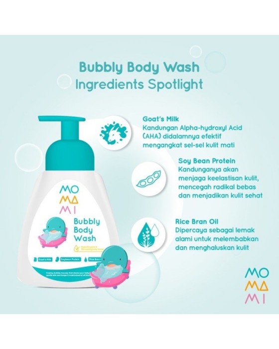 MOMAMI BATH BUBBLY BODY WASH 250ML