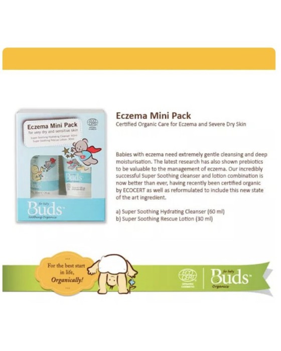 BUDS ORGANIC SOOTHING ECZEMA MINIPACK