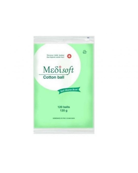 MEDISOFT COTTON BALL 120 BALL 120GR