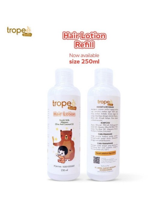 TROPEE BEBE HAIR LOTION REFILL 250ML