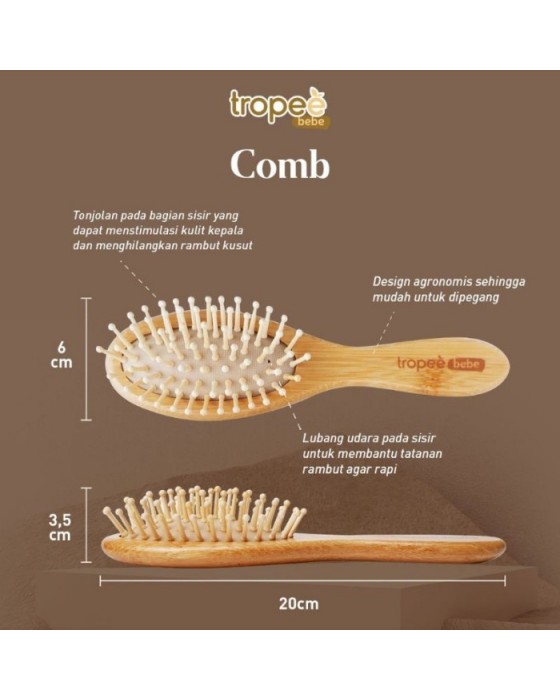 TROPEE BEBE HAIRCOMB